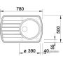 Кухонная мойка Blanco Rondoval 45 S