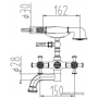 Смеситель ZorG AZR 608 W-3-12 BR